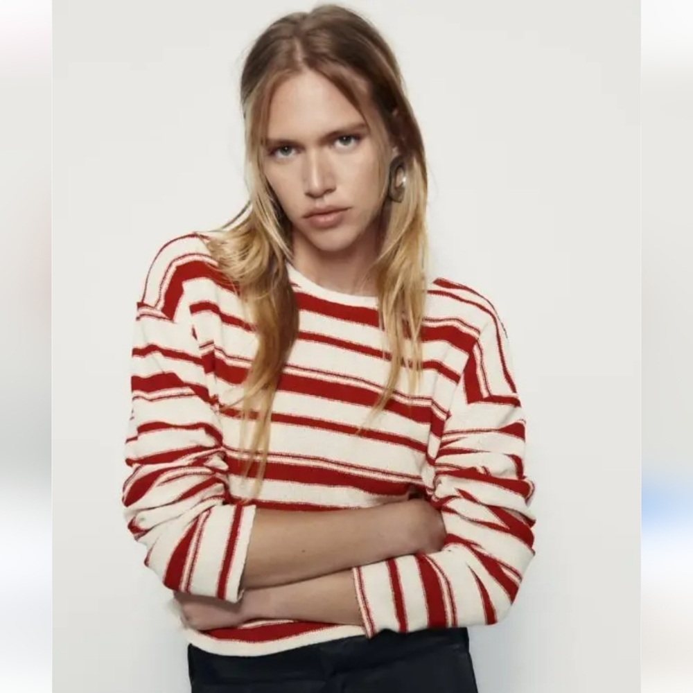 Zara striped sweater